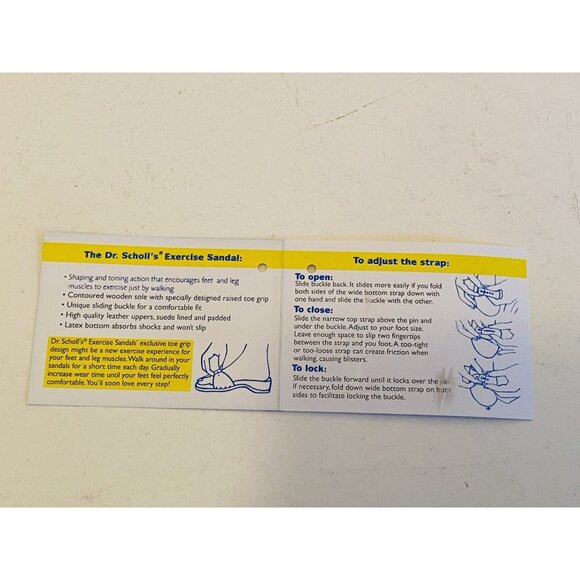 Dr Scholls Women Size 7 Exercise Clog Sandal Black Patent Leather Slide New - Picture 8 of 15